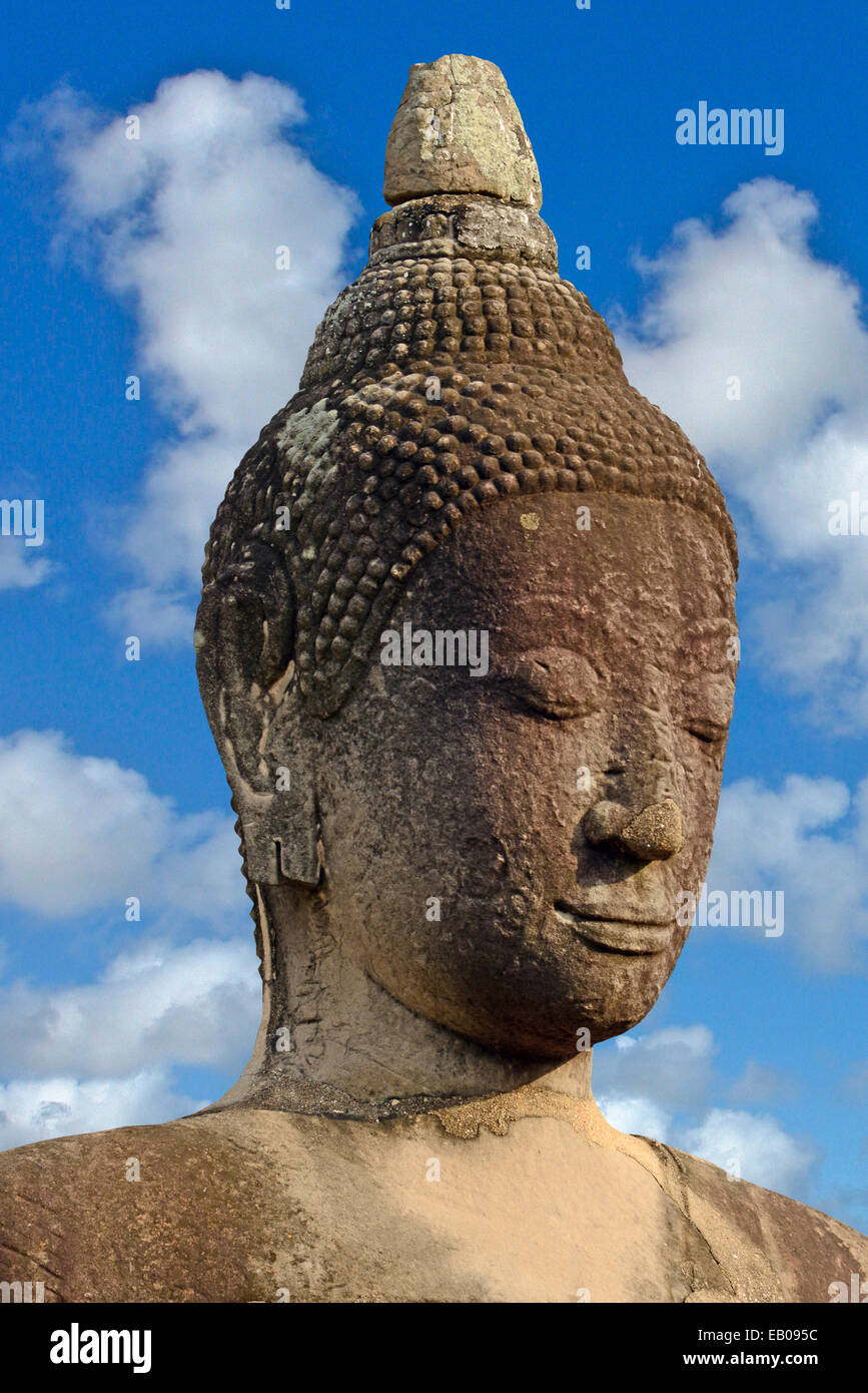 Ancien Portrait Bouddha de Sukhothai, Thaïlande Banque D'Images