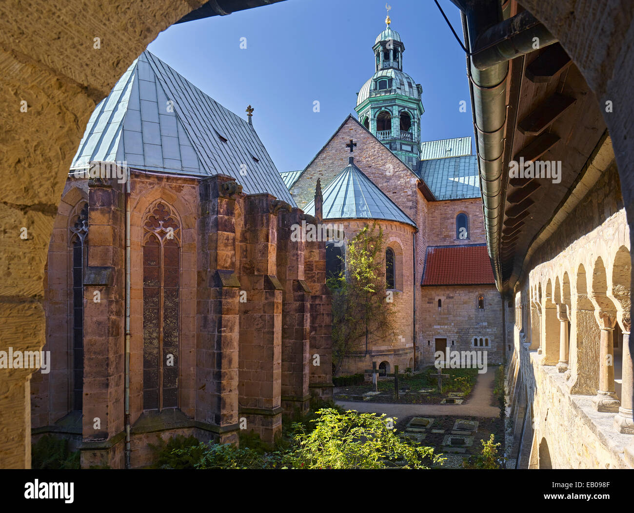 Cathédrale de Saint Mary à Hildesheim, Allemagne Banque D'Images