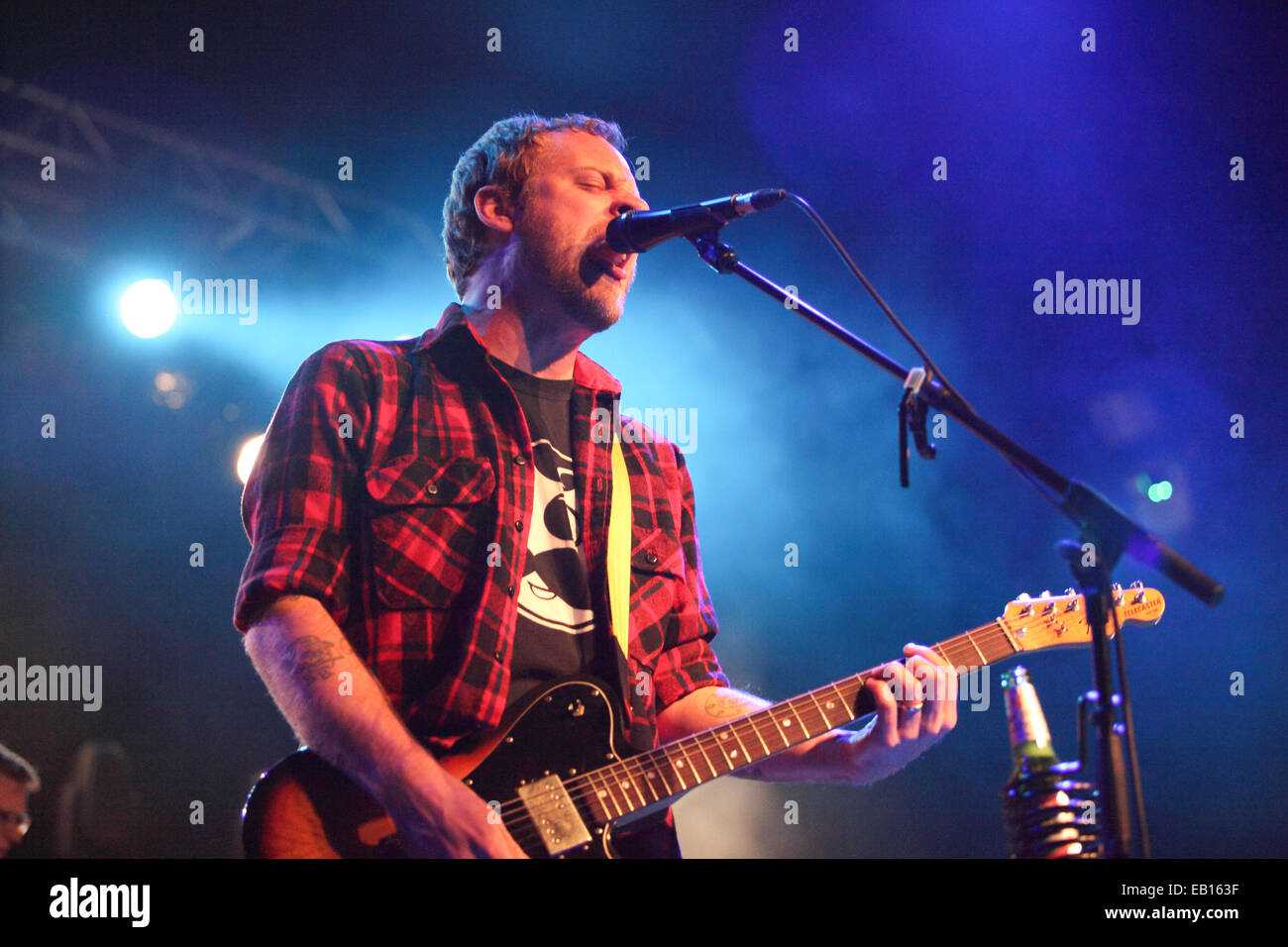 Rock alternatif américain tique en concert au O2 Academy Birmingham soutenant le Gaslight Anthem Banque D'Images