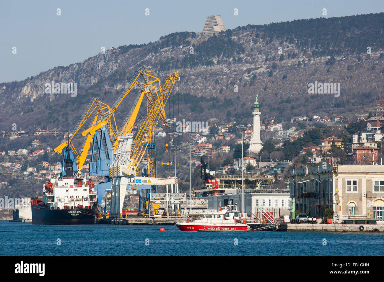 Port, Trieste, Frioul-Vénétie julienne, Italie, Europe Banque D'Images