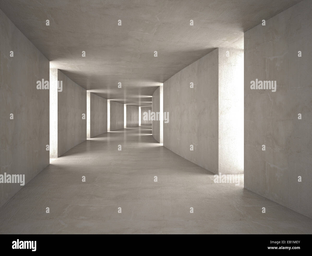 Résumé de l'image 3D tunnel Banque D'Images