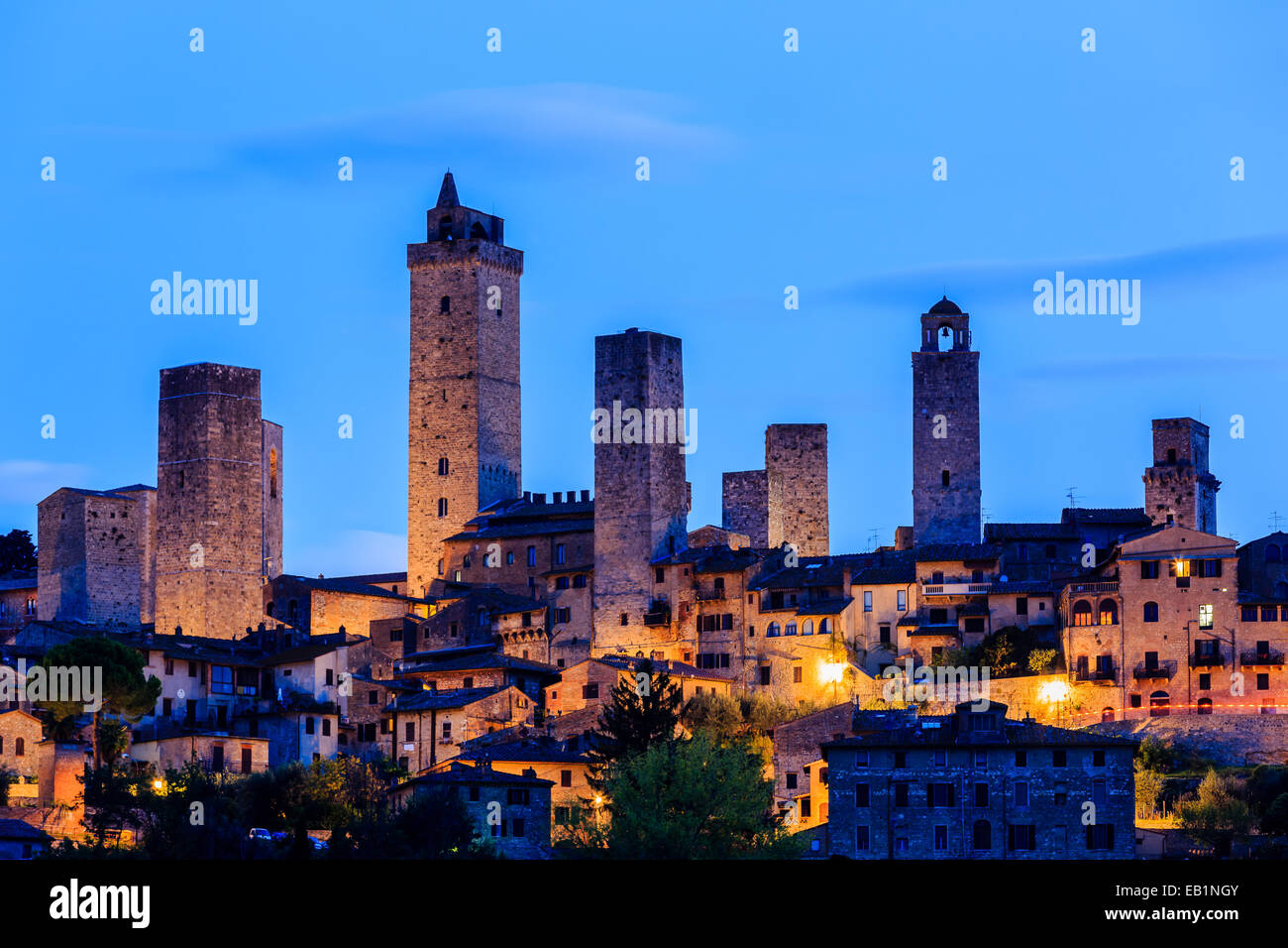 San Gimignano Banque D'Images