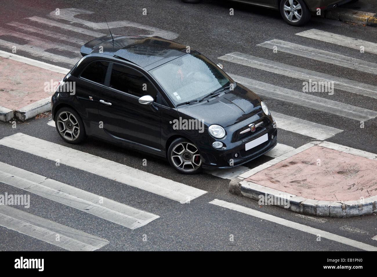Parking très mauvais Banque D'Images