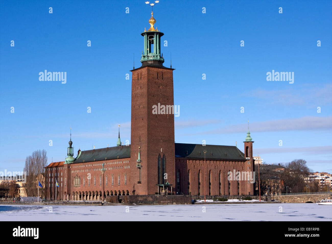 L'Hôtel de Ville de Stockholm Banque D'Images