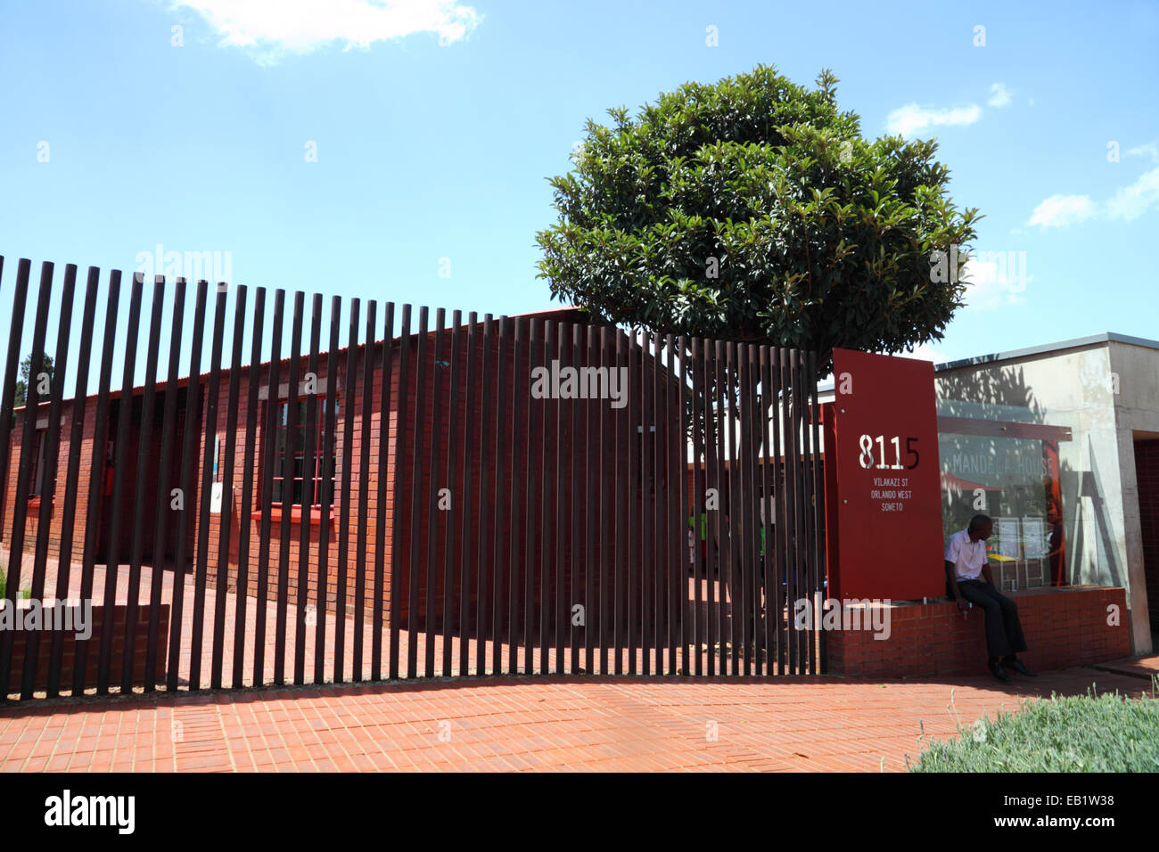 Mandela House, Vilakazi Street, Soweto, Afrique du Sud. Banque D'Images