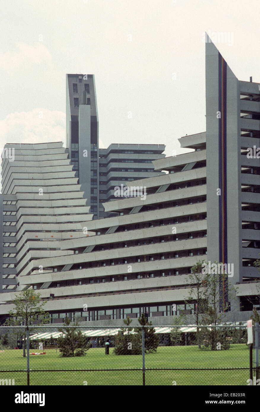 Jeux Olympiques de 1976 à Montréal, au Canada, le logement de l'athlète Banque D'Images