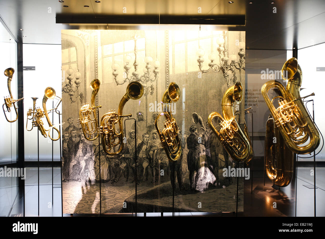 Musée des Instruments de musique Bruxelles Belgique Banque D'Images