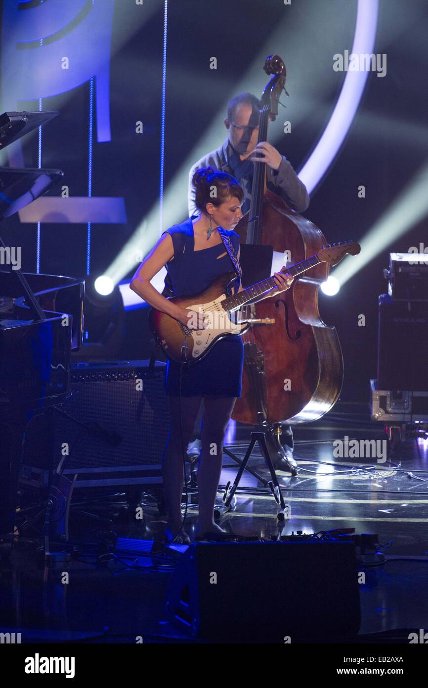 Echo Jazz Awards à Kampnagel Fabrik - spectacle : Monika Roscher, Dieter Ilg Où : Hambourg, Allemagne Quand : 23 mai 2014 Banque D'Images