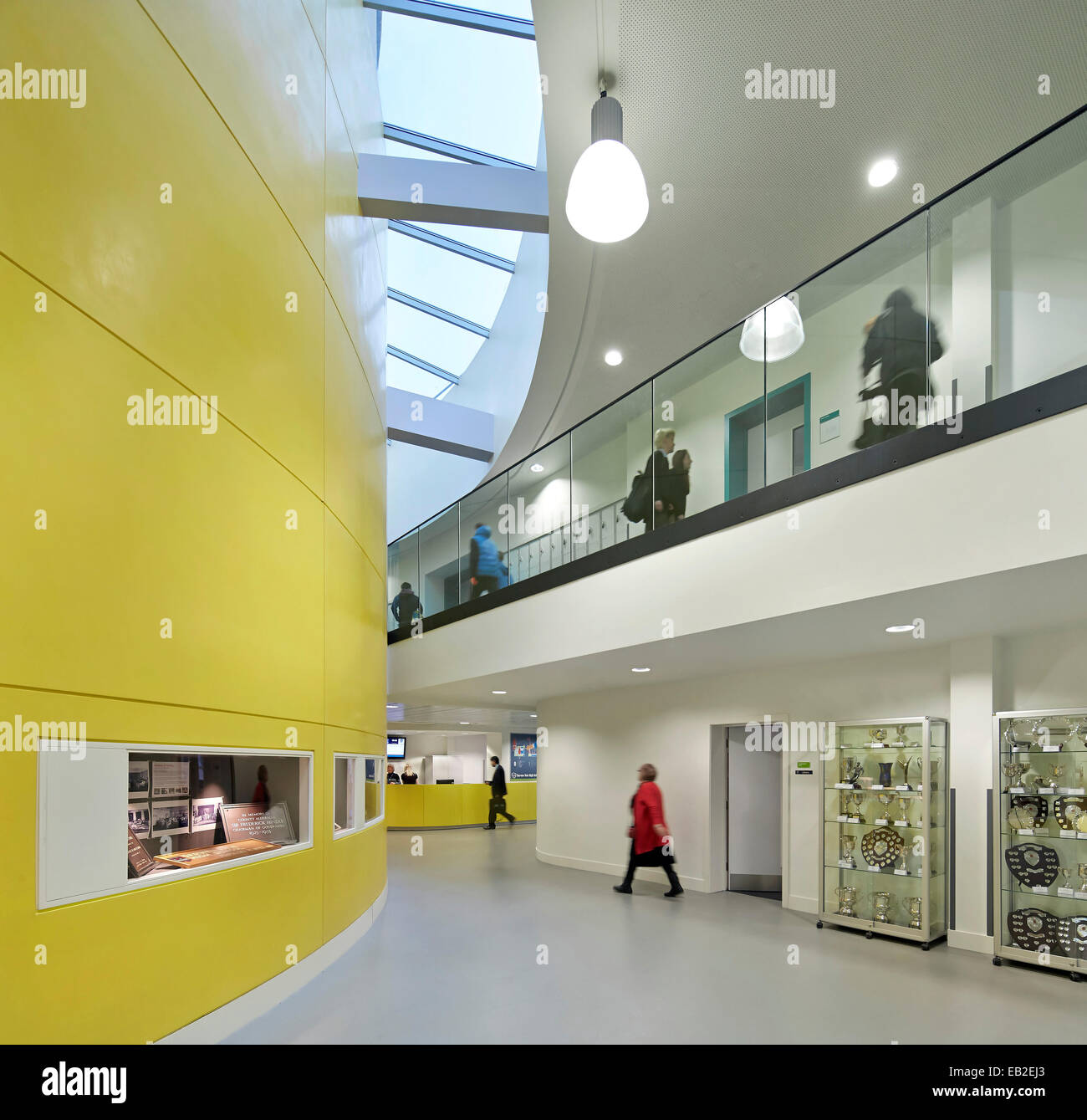 Darwen Vale High School, Blackburn, Royaume-Uni. Architecte : John McAslan & Partners, 2013. Banque D'Images