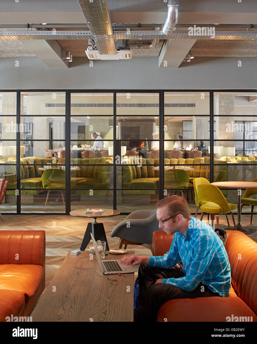 BRITISH Film Institute (BFI), Londres, Royaume-Uni. Architecte : Ben Adams Architects, 2014. Banque D'Images