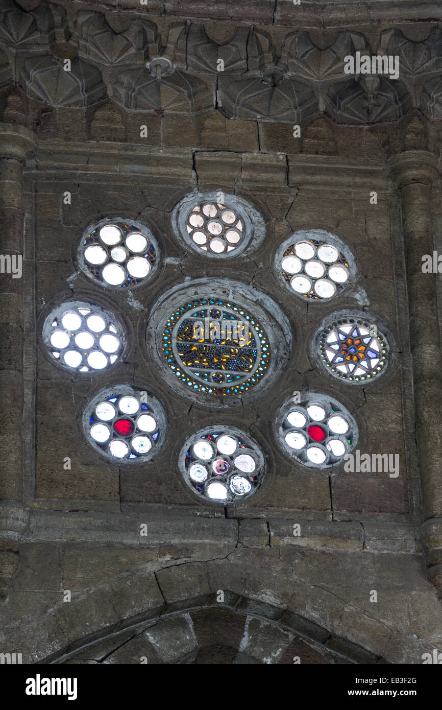 Fenêtre, Sinan Pacha Mosquée, Bulaq, Le Caire, Egypte Banque D'Images