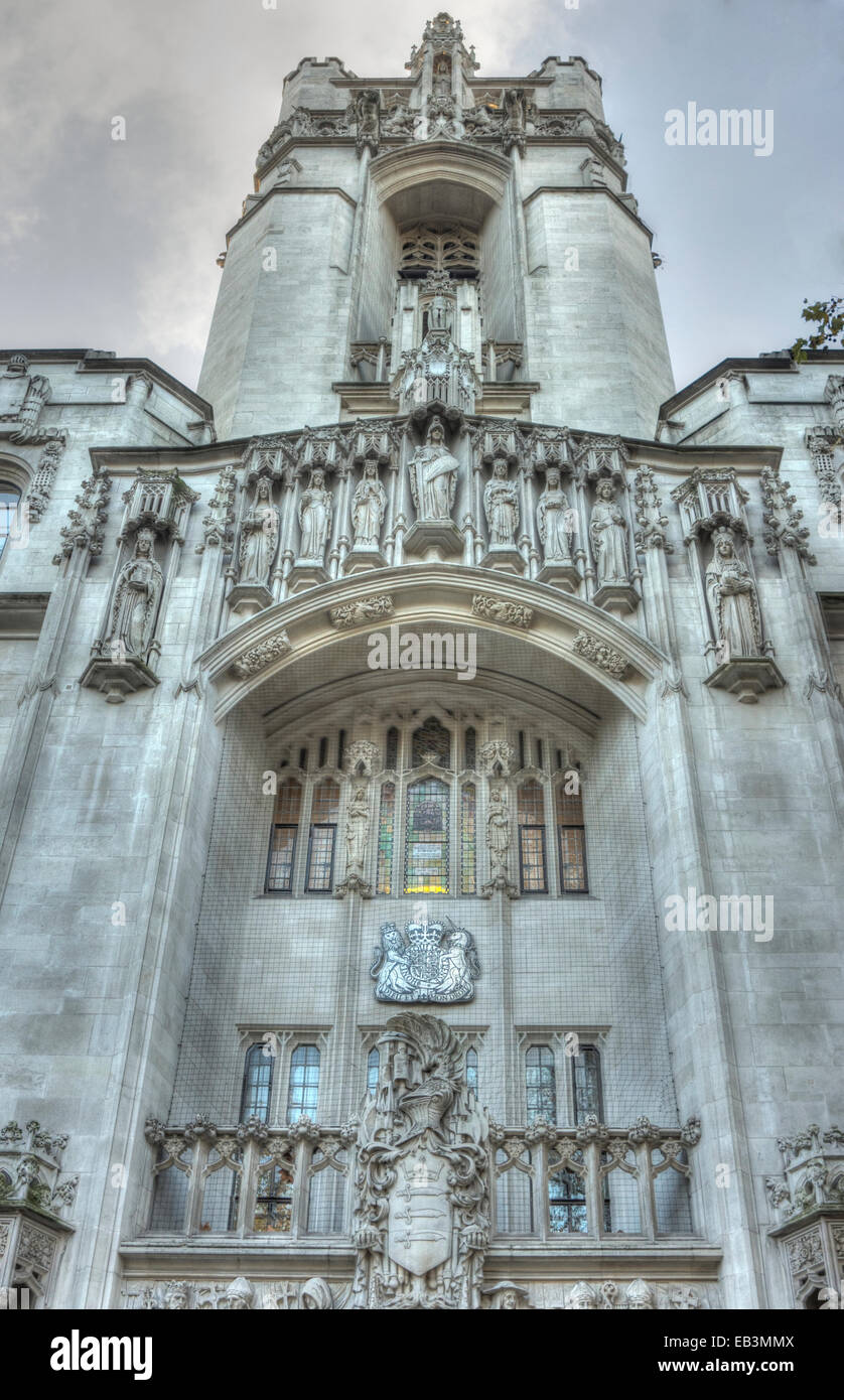 La Cour suprême, Westminster, London Banque D'Images
