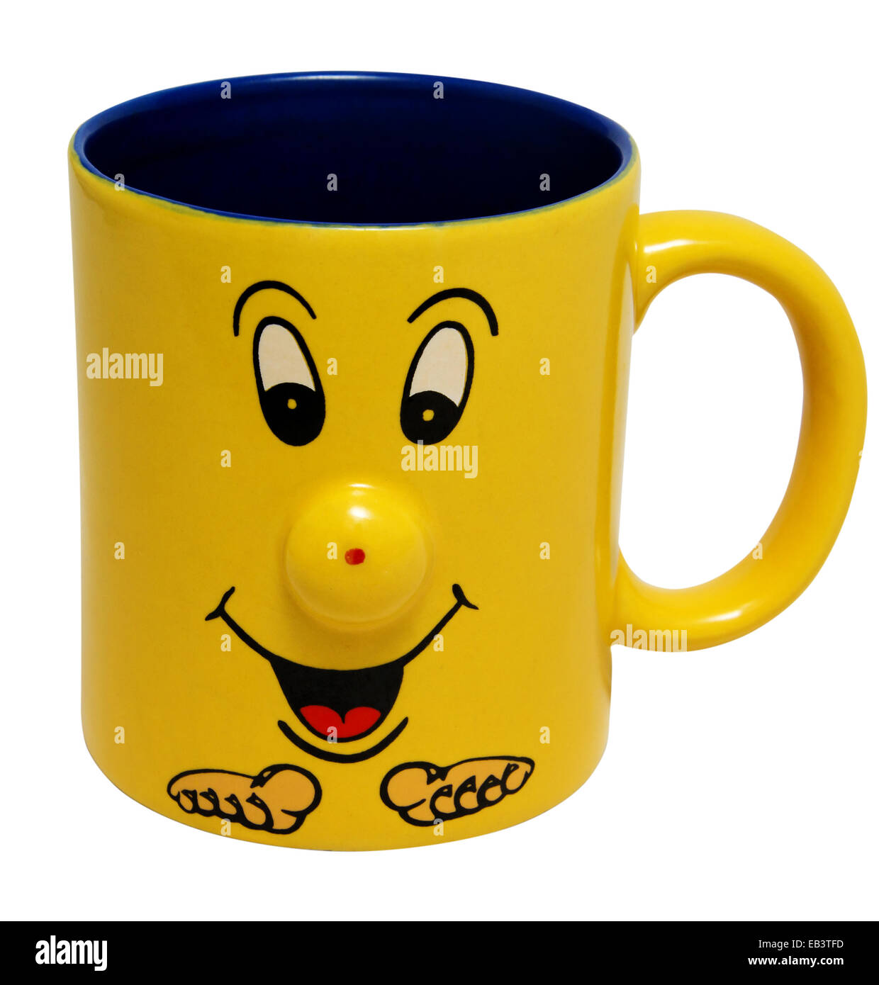 Tasse Sourire Jaune En Plastique - Occasion, Fun Et Pratique