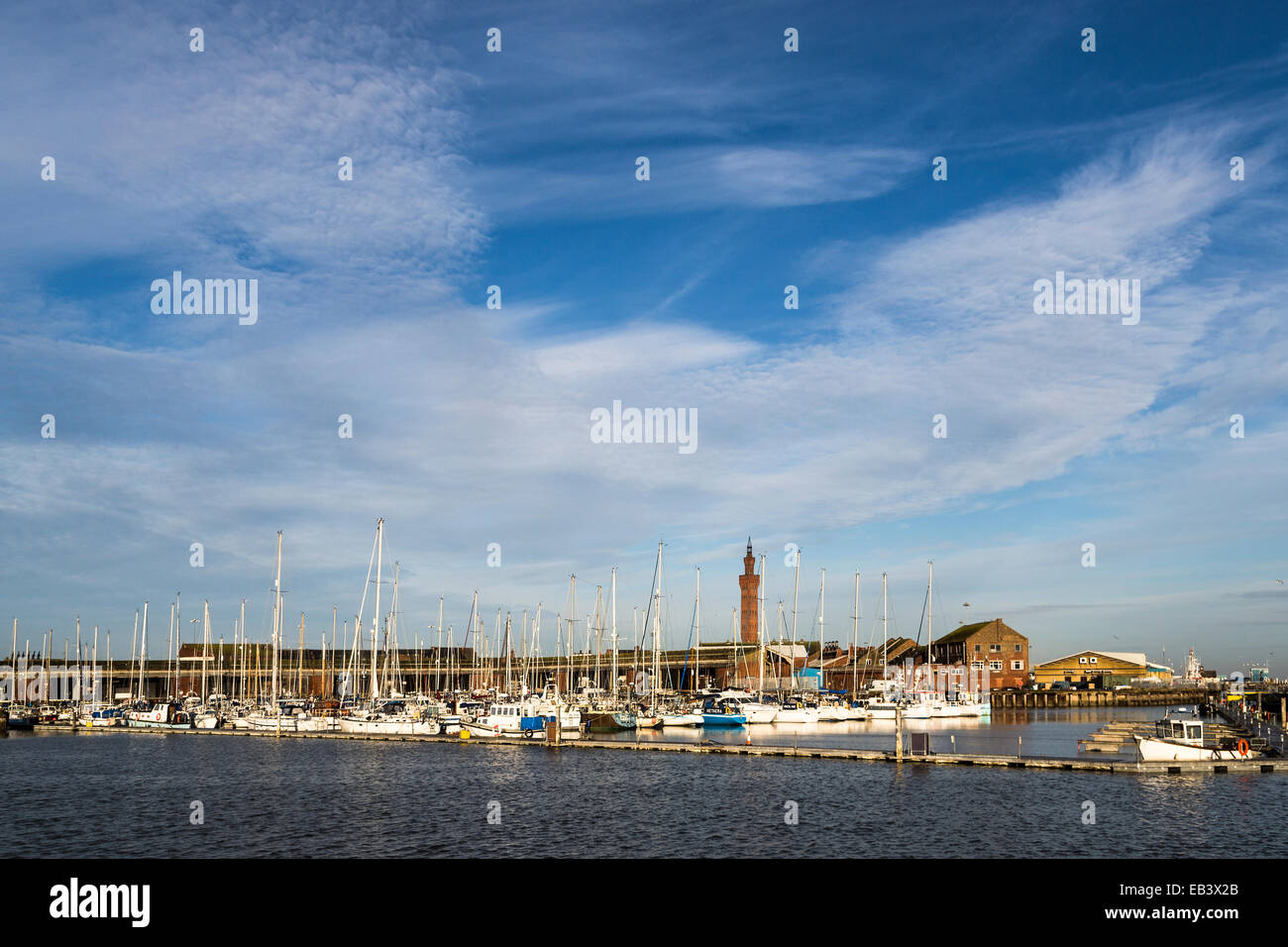 Grimsby, Lincolnshire, Angleterre, RU Banque D'Images