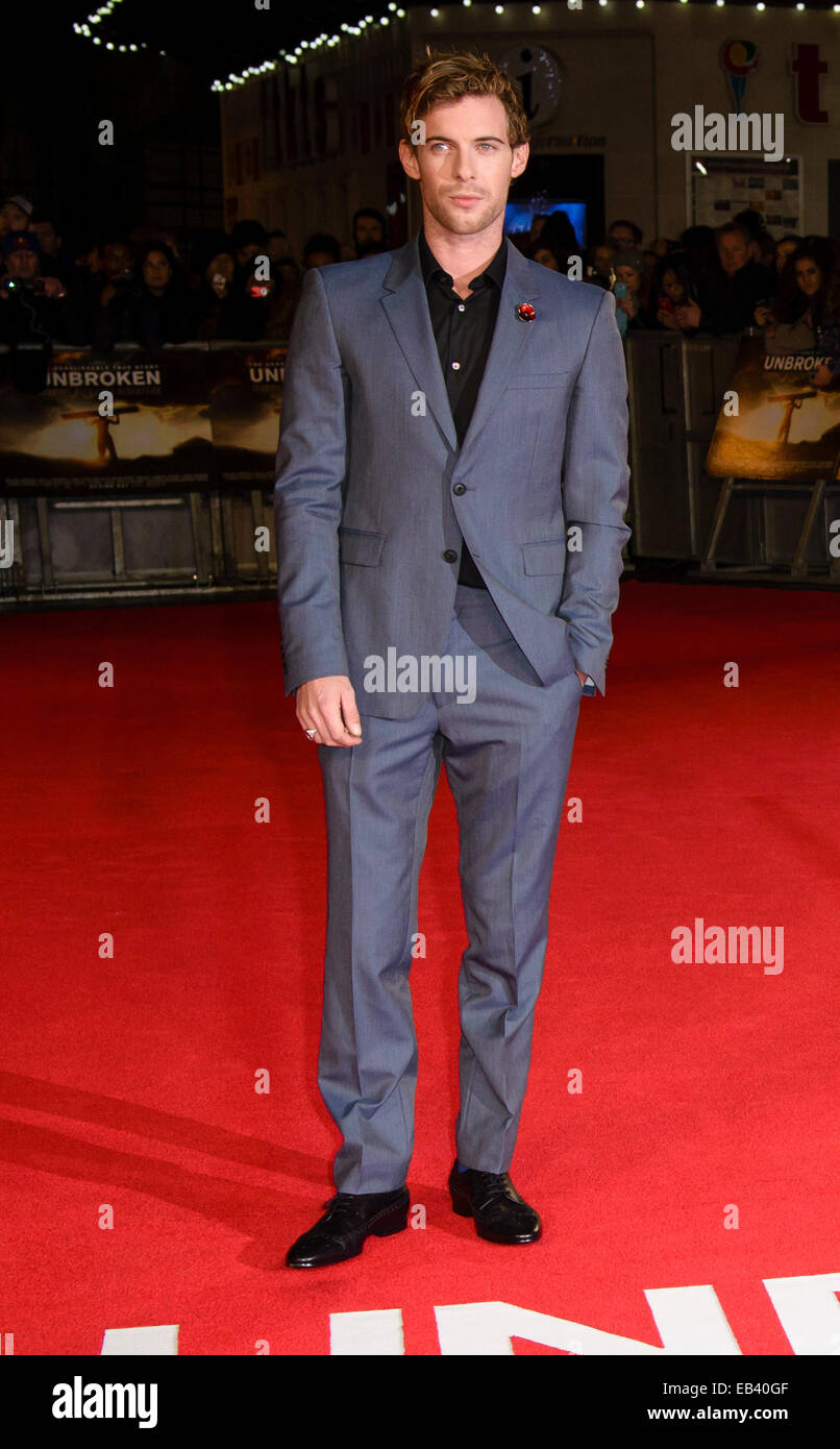 Londres, Royaume-Uni. 25Th Nov, 2014. Luke Treadaway assiste à la première UK de le 25/11/2014 à l'odeon Leicester Square, Londres. Les personnes sur la photo : Luke Treadaway. Photo par Julie Edwards/Alamy Live News Banque D'Images