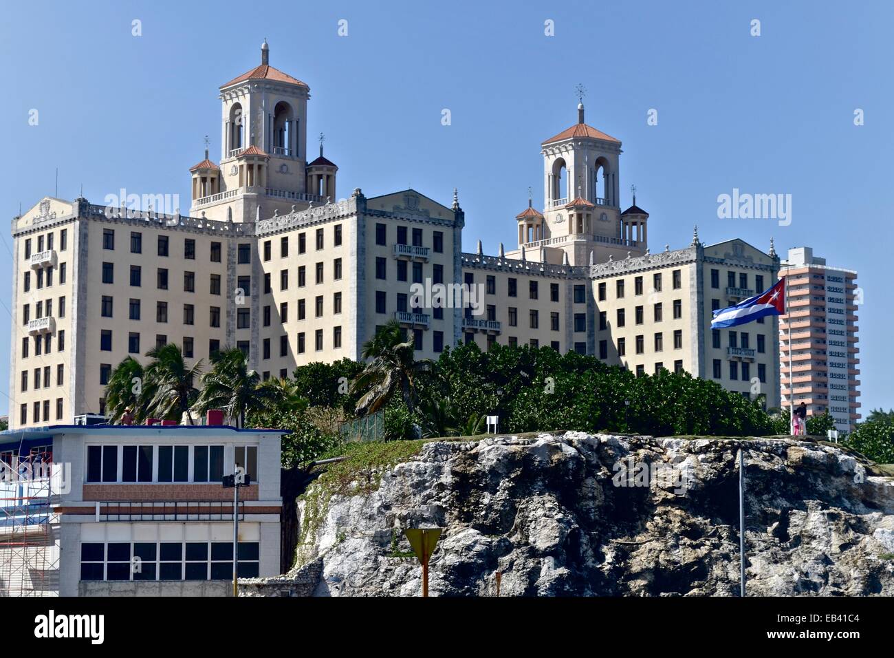 L'Hôtel Nacional de Cuba, dans le quartier de Vedado, La Havane, Cuba Banque D'Images