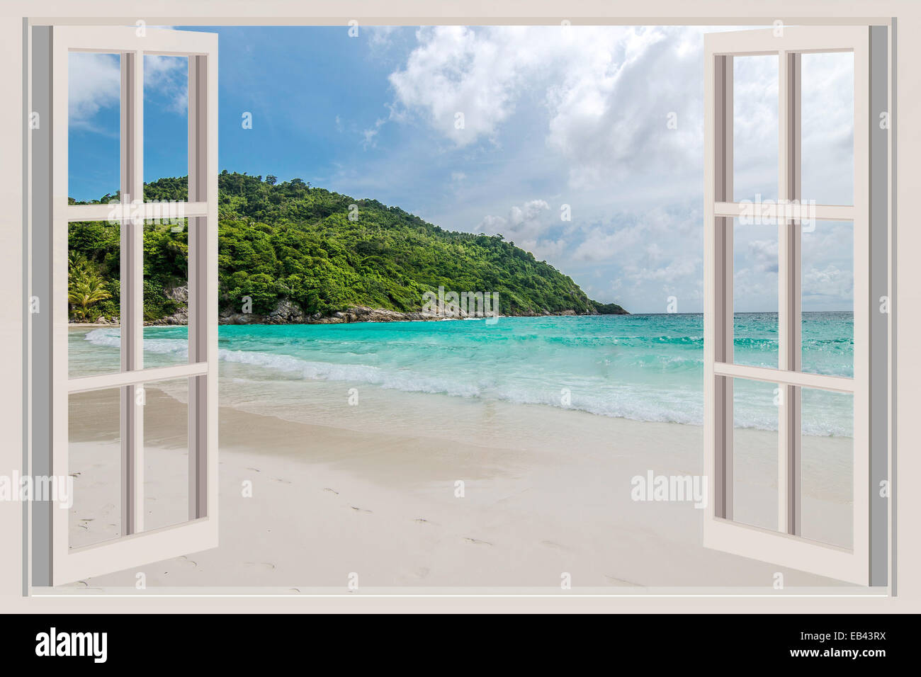 Vue fenetre ouverte Banque de photographies et d’images à haute