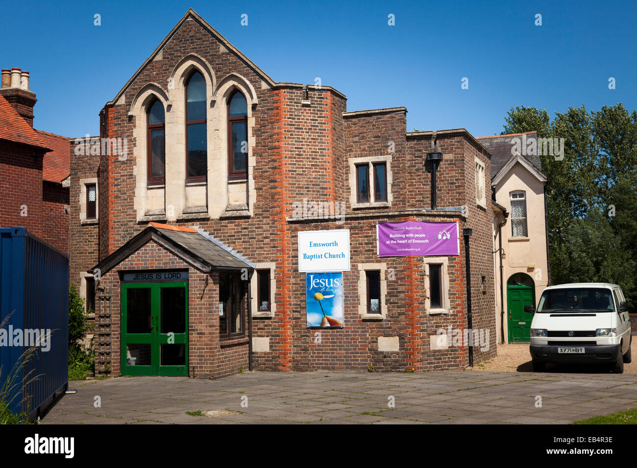 Emsworth Baptist Church de l'extérieur. Banque D'Images