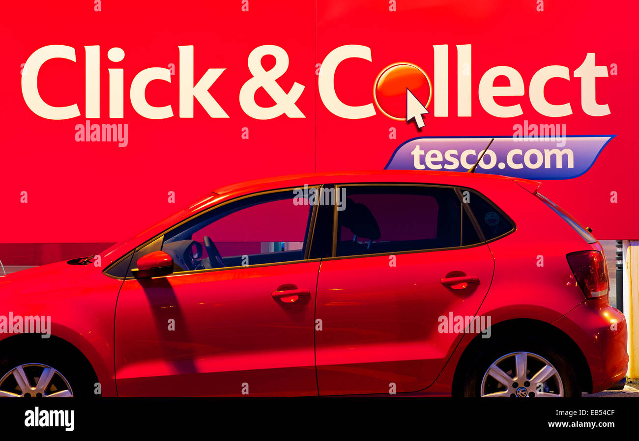Tesco click and collect Banque de photographies et d’images à haute