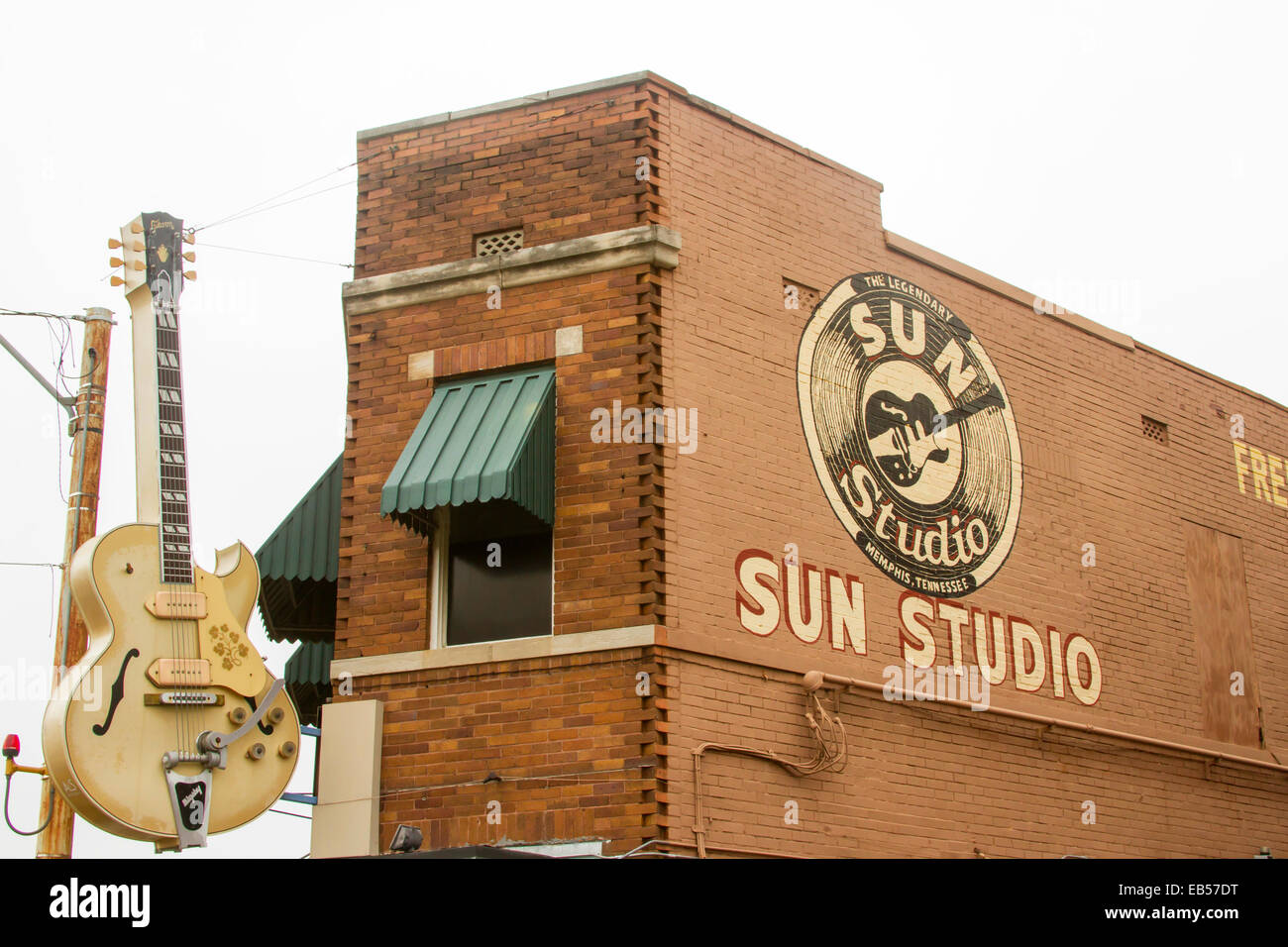Memphis, TN, USA - 16 septembre 2014 Historique : Sun Studio à Memphis, TN Banque D'Images