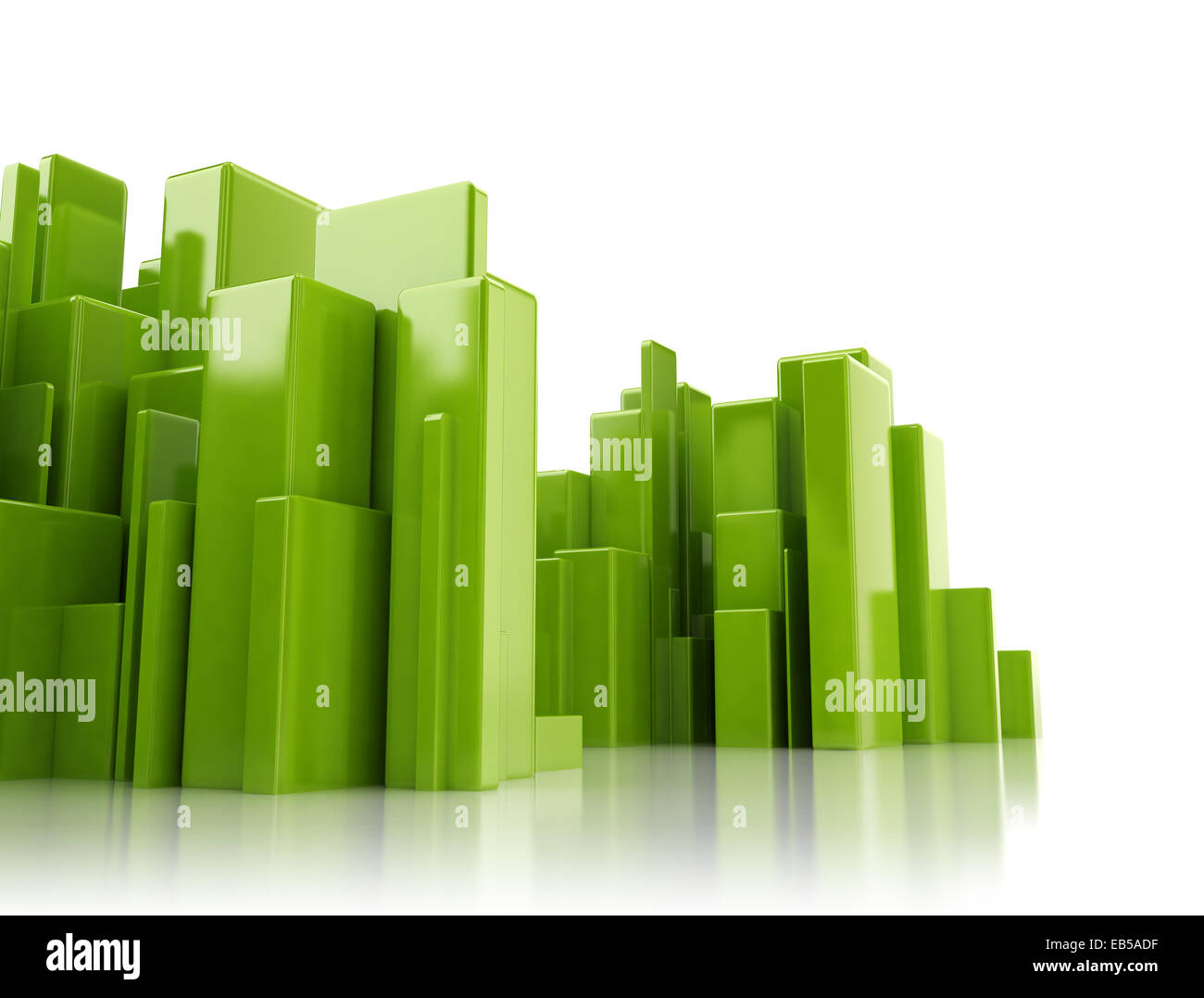 Abstract background design construction verte Banque D'Images