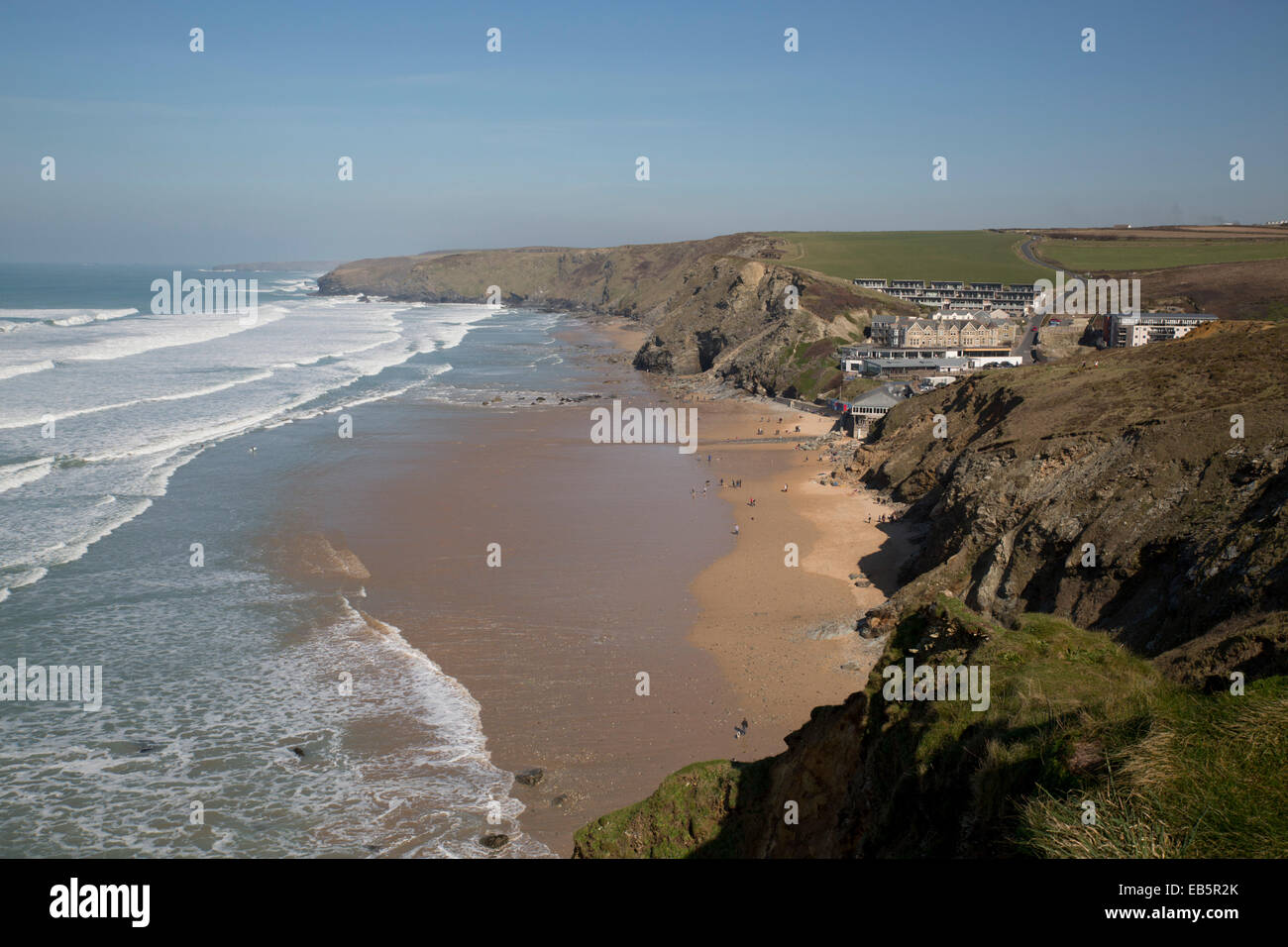 Watergate Bay, Cornwall, UK Banque D'Images