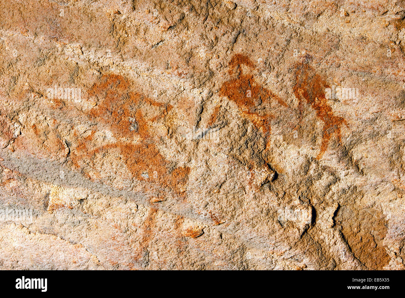 Gravures rupestres de Twyfelfontein Site - Damaraland - région de Kunene, Namibie, Afrique Banque D'Images