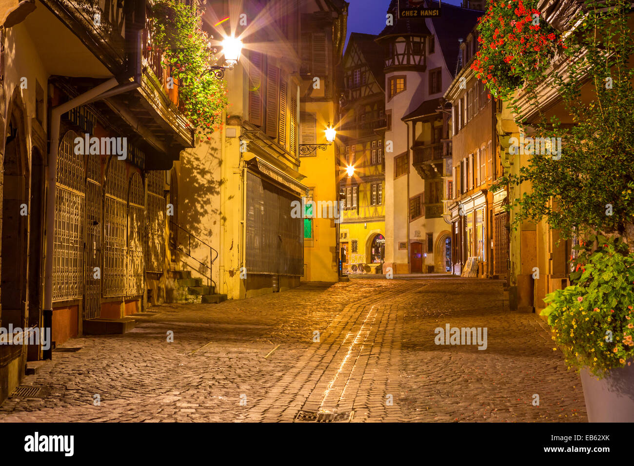 Vieille ville de Colmar, Alsace, France, Europe. Banque D'Images