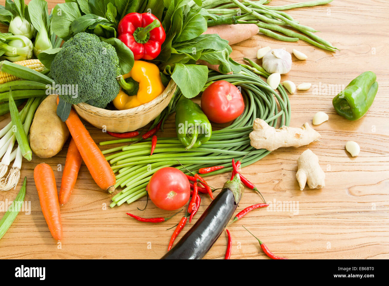 Des légumes frais Banque D'Images