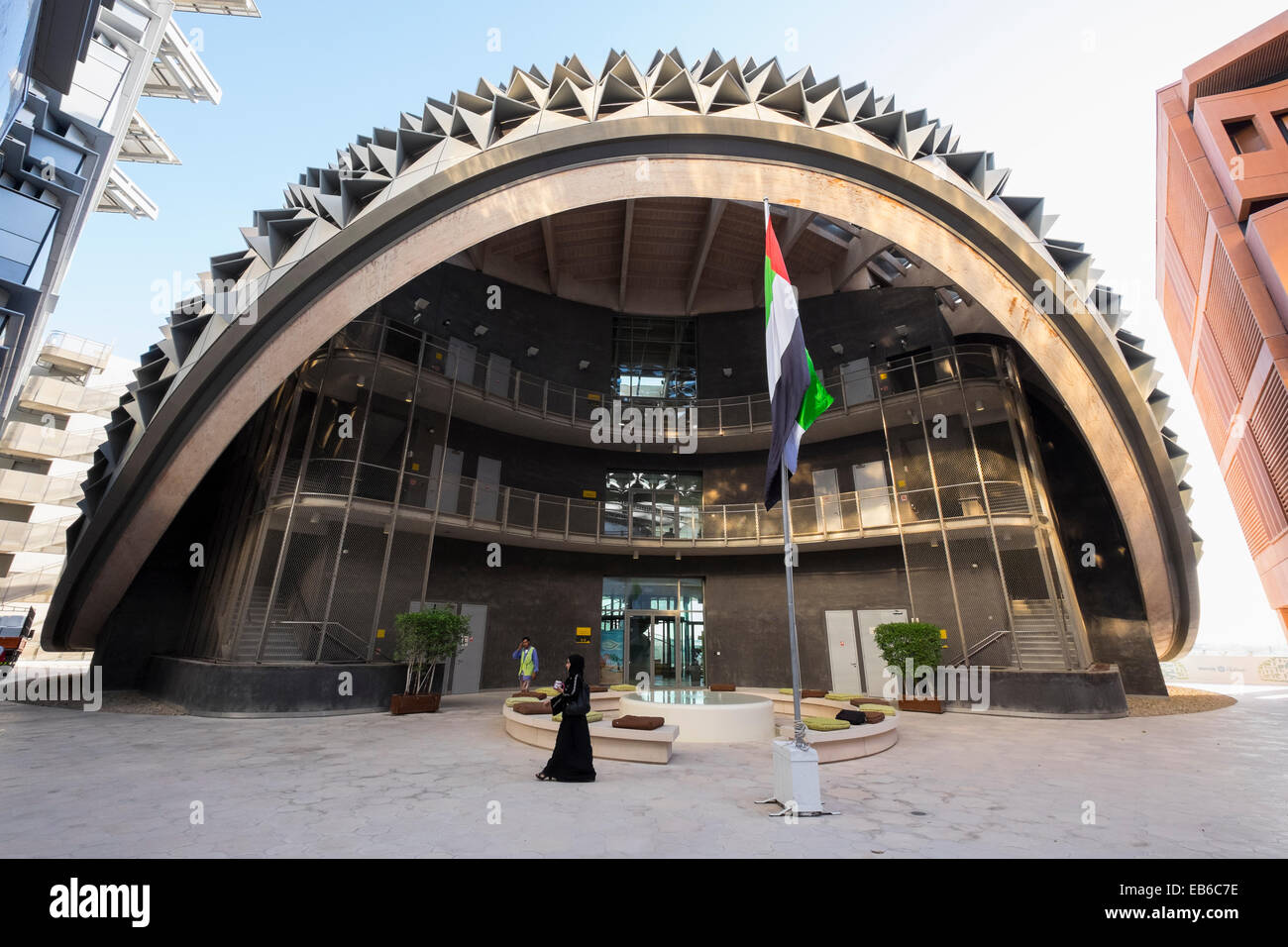 Institut des sciences et technologies à Masdar City à Abu Dhabi Emirats Arabes Unis Banque D'Images