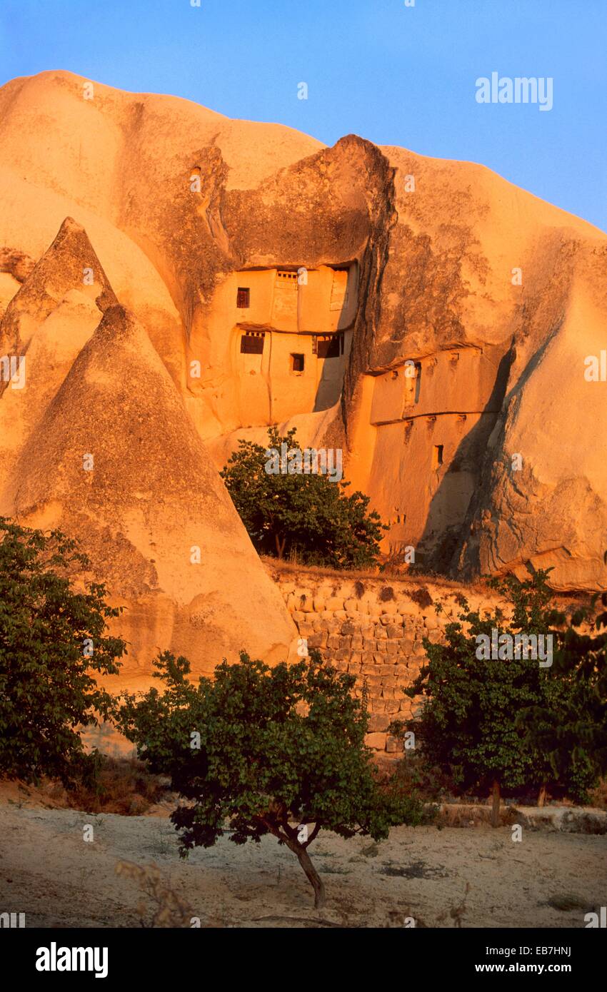 Hist.Chambre ; la Cappadoce, Turquie, Banque D'Images