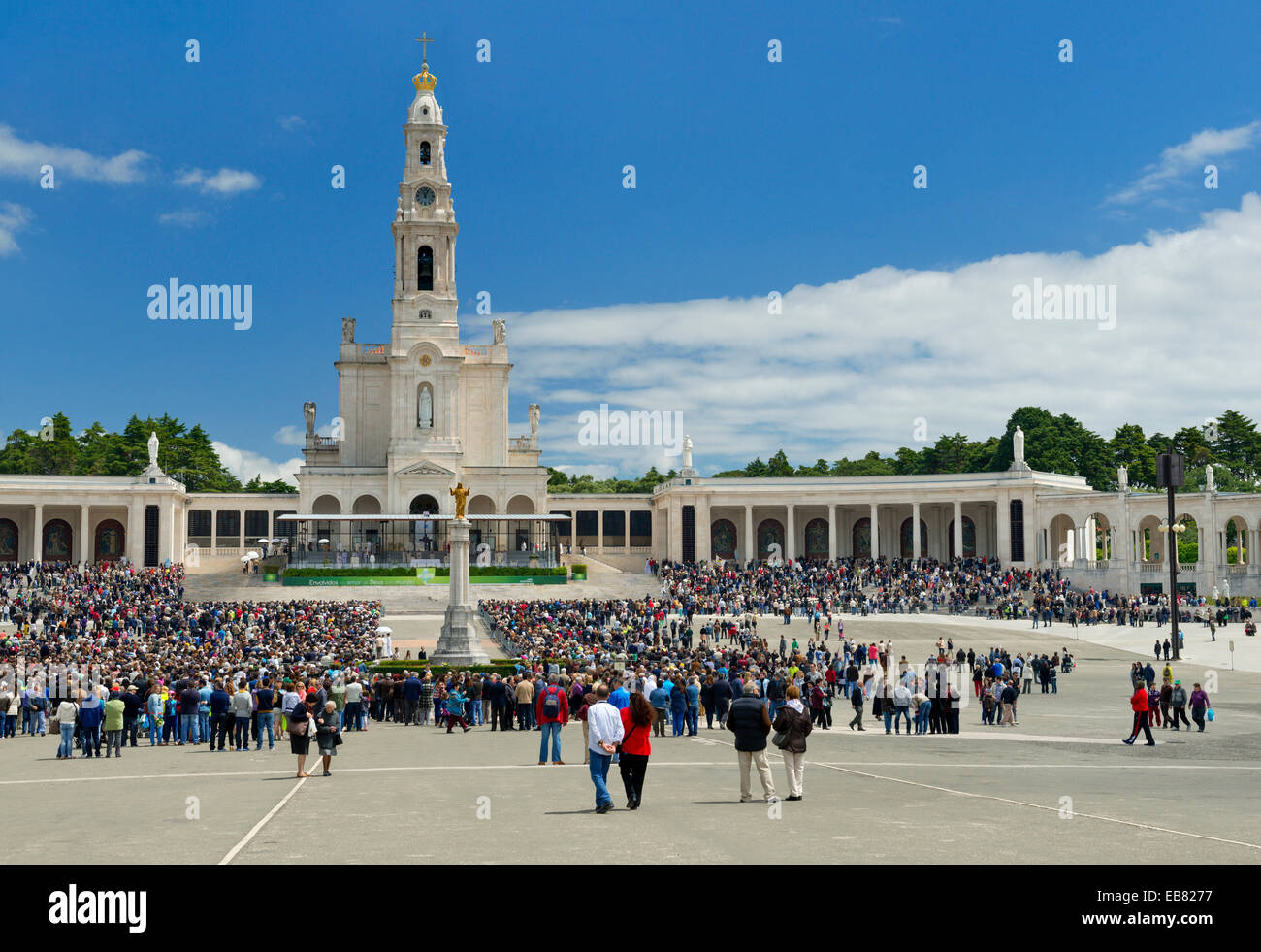 Le Portugal, l'Santuário de Fátima, Fátima, Ribatejo, Banque D'Images