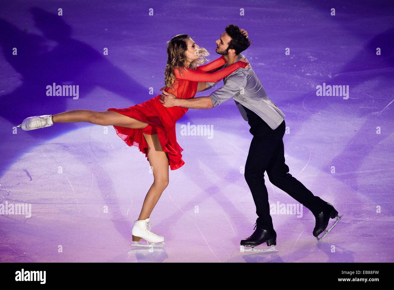 Gabriella Papadakis / Guillaume Cizeron - 22.11.2014 - Gala - Trophee Eric Bompard 2014 Photo : Thomas Richard / Icon Sport Banque D'Images