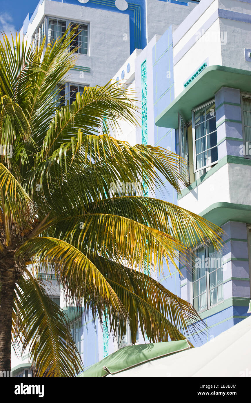 ART DECO DISTRICT OCEAN DRIVE SOUTH BEACH MIAMI BEACH EN FLORIDE Banque D'Images ART DECO DISTRICT OCEAN DRIVE SOUTH BEACH MIAMI BEACH EN FLORIDE Banque D'Images