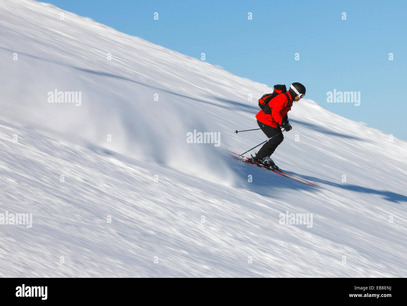 Skieur alpin Banque D'Images