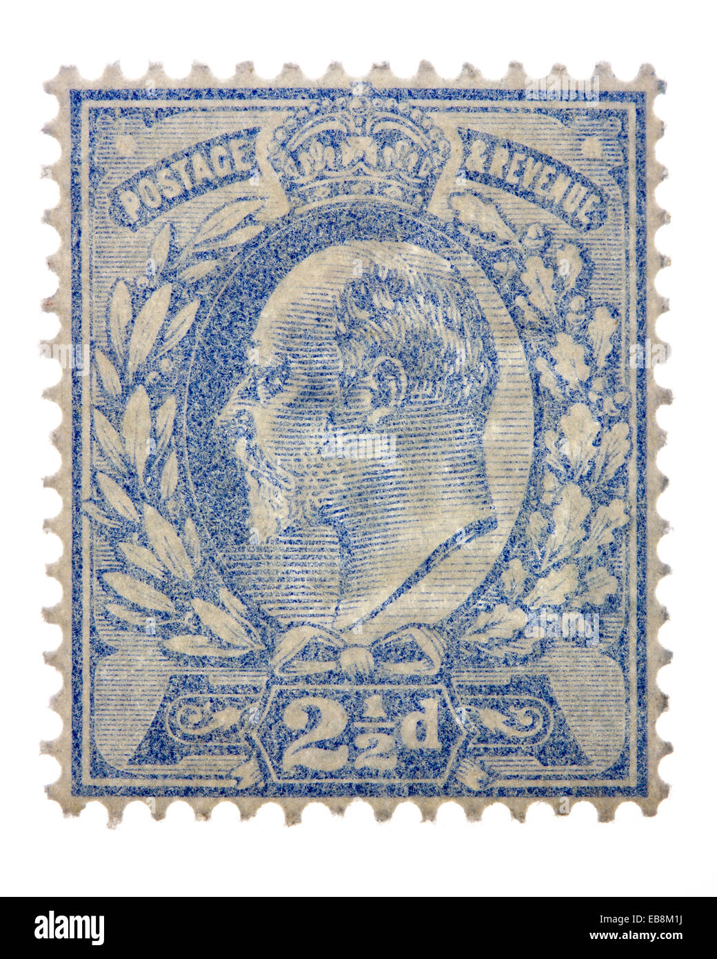 Le roi Édouard VII le timbre-poste Banque D'Images