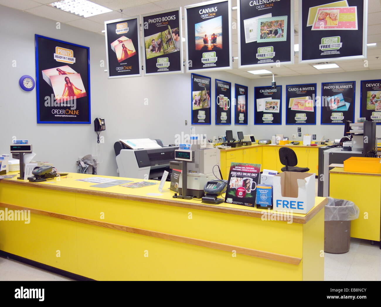 Photo lab dans un centre commercial à Toronto, Canada Banque D'Images