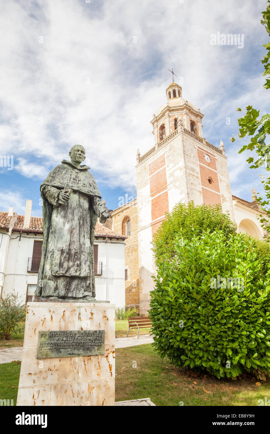 Église de San Andres à Carrion de los Condes, Chemin de Saint-Jacques de Compostelle, Palencia, Espagne Banque D'Images