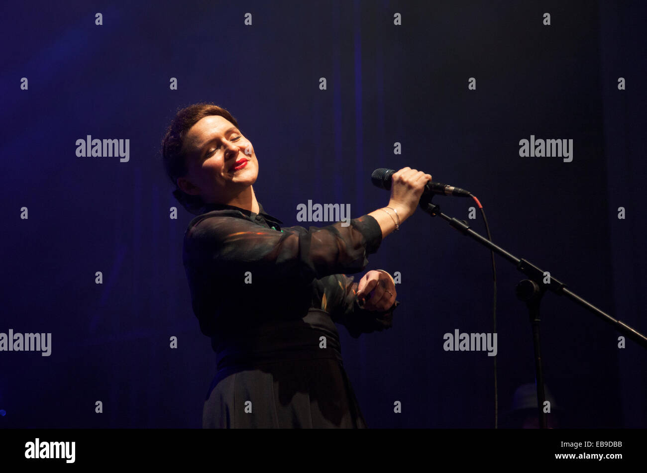 Emiliana Torrini de Ja Ja ja Festival à Londres, Angleterre 15 Novembre 2014 Banque D'Images