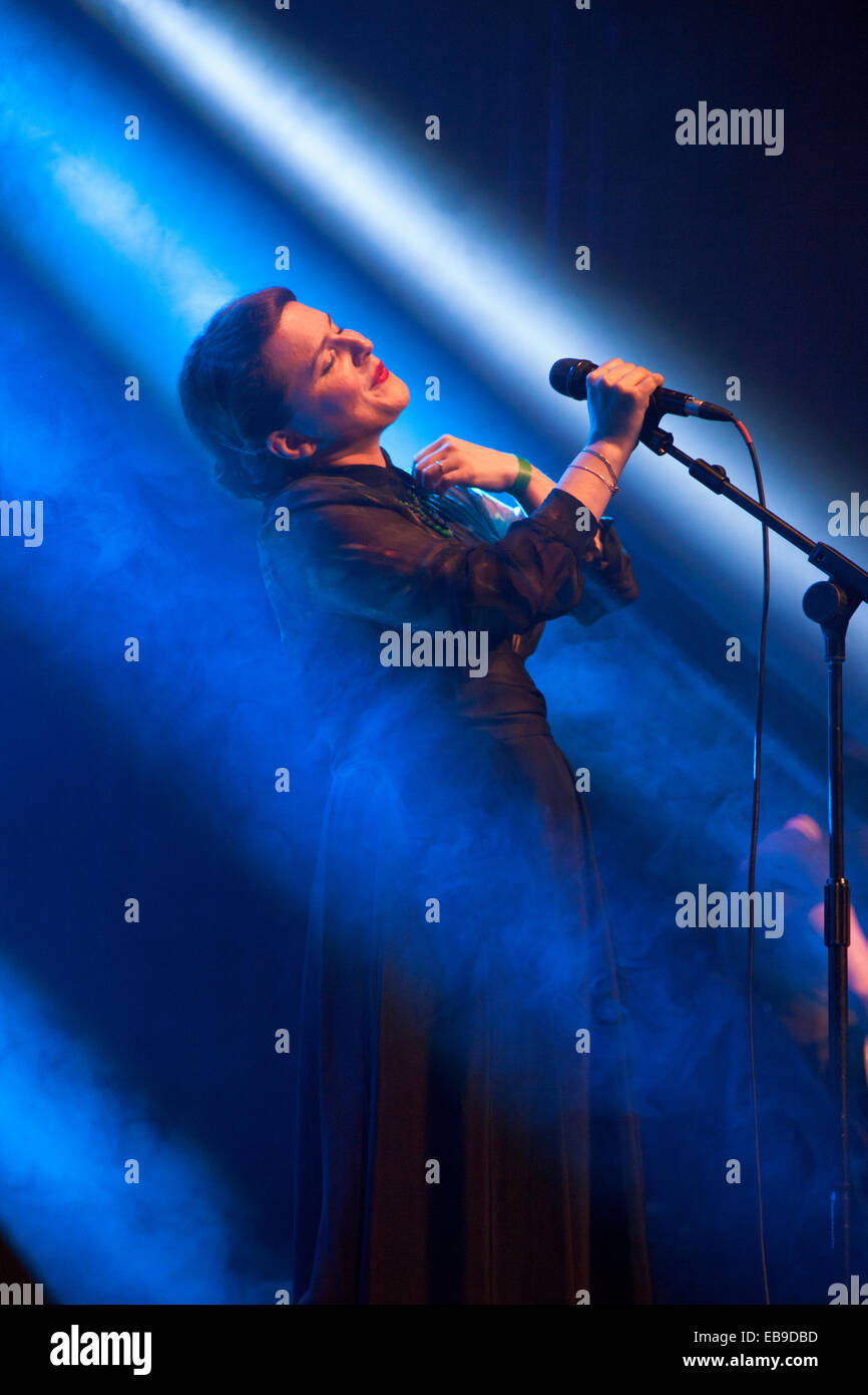 Emiliana Torrini de Ja Ja ja Festival à Londres, Angleterre 15 Novembre 2014 Banque D'Images