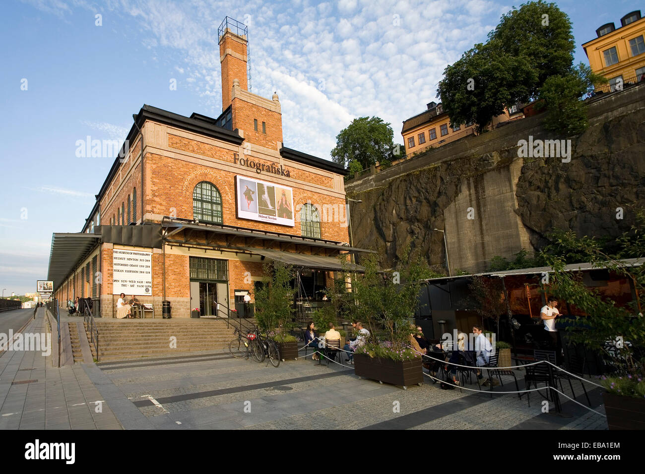 Fotografiska, Musée de la photographie contemporaine, Stora Tullhuset, Stadsgårdshamnen, Stockholm, Stockholm, Suède Comté Banque D'Images