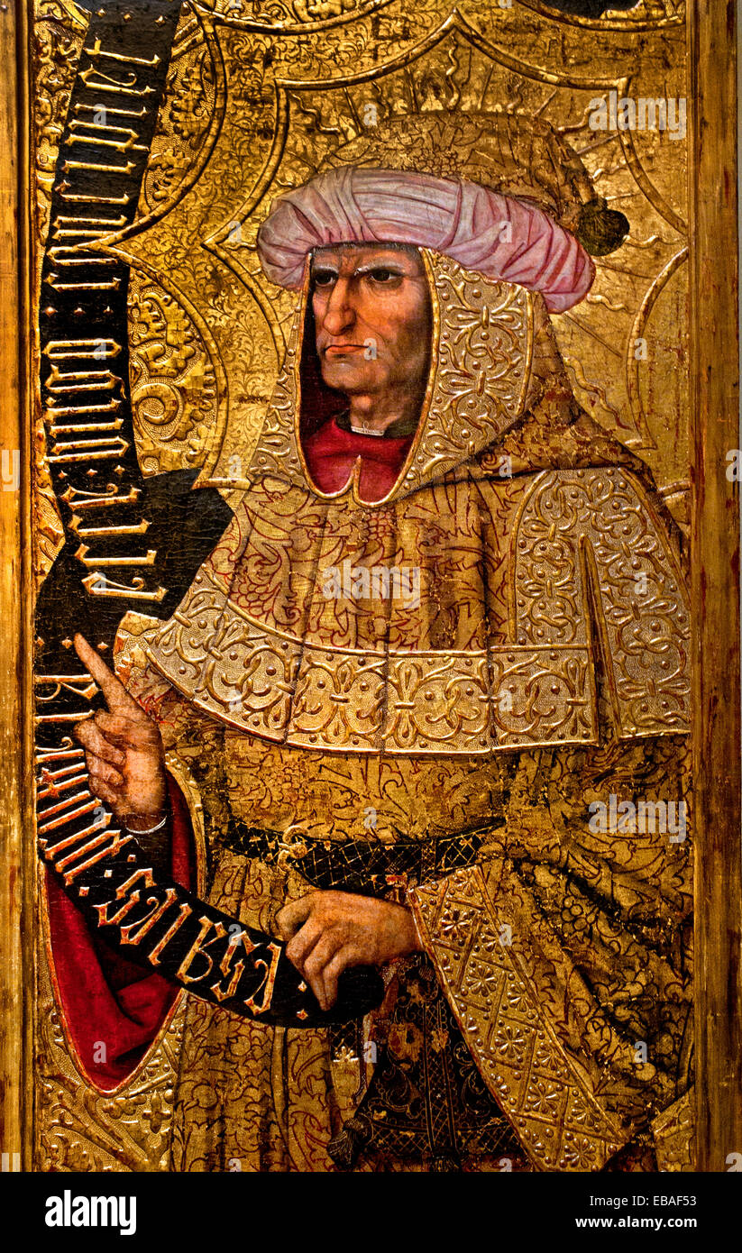 Ésaïe 1500 Bible Testament Christian Joan Gascó 1500-1529 Navarre catalogne espagne espagnol l'art Renaissance et Baroque Banque D'Images