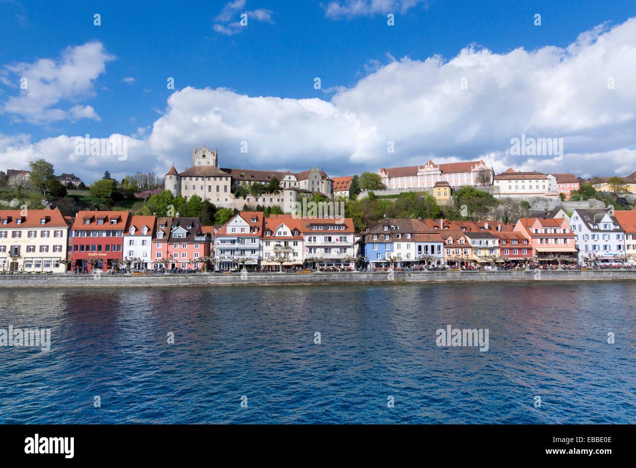 Meersburg, Lac de Constance, Bade-Wurtemberg, Allemagne, Europe Banque D'Images
