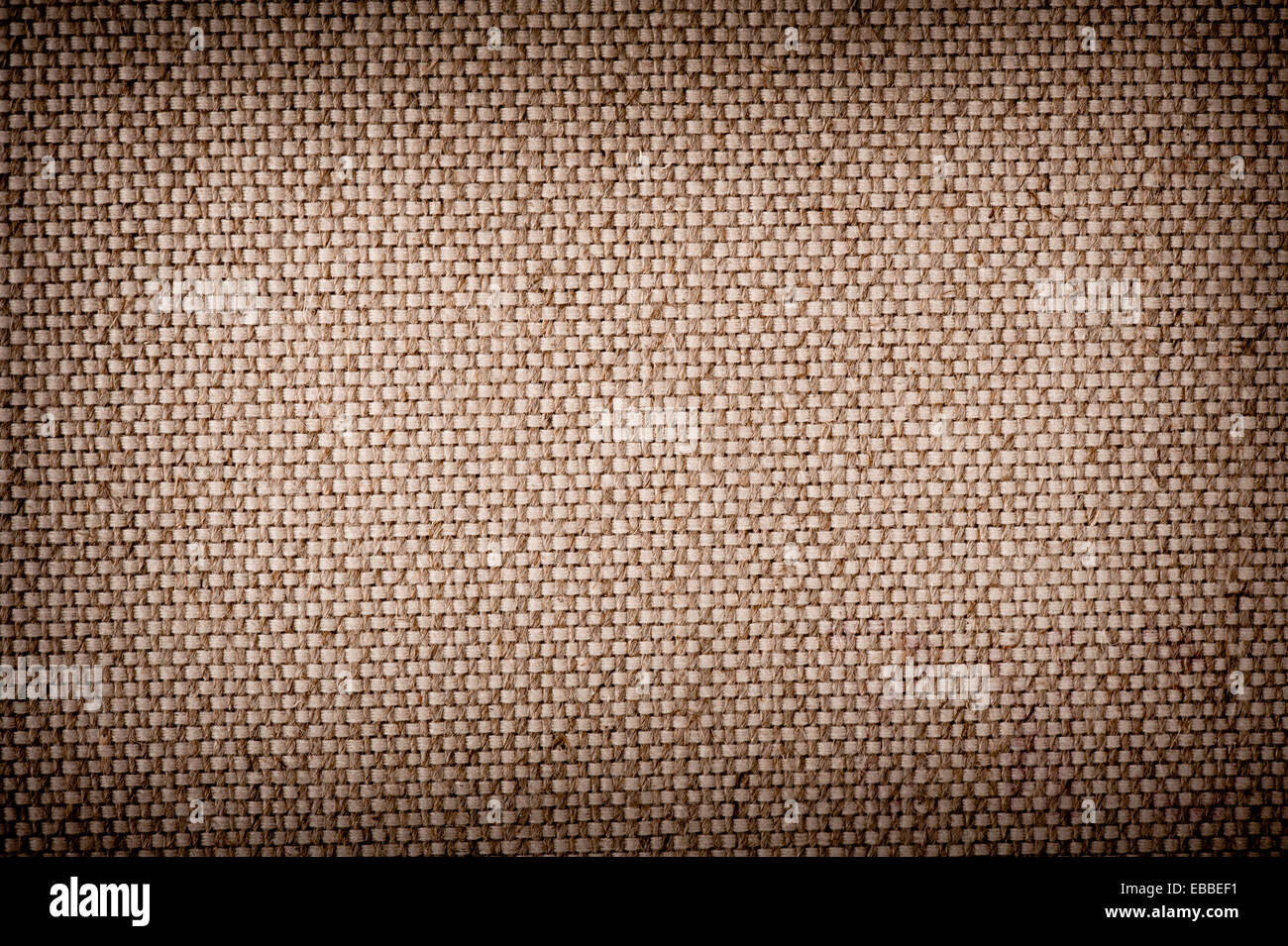 Texture tissu jute beige abstract Banque D'Images