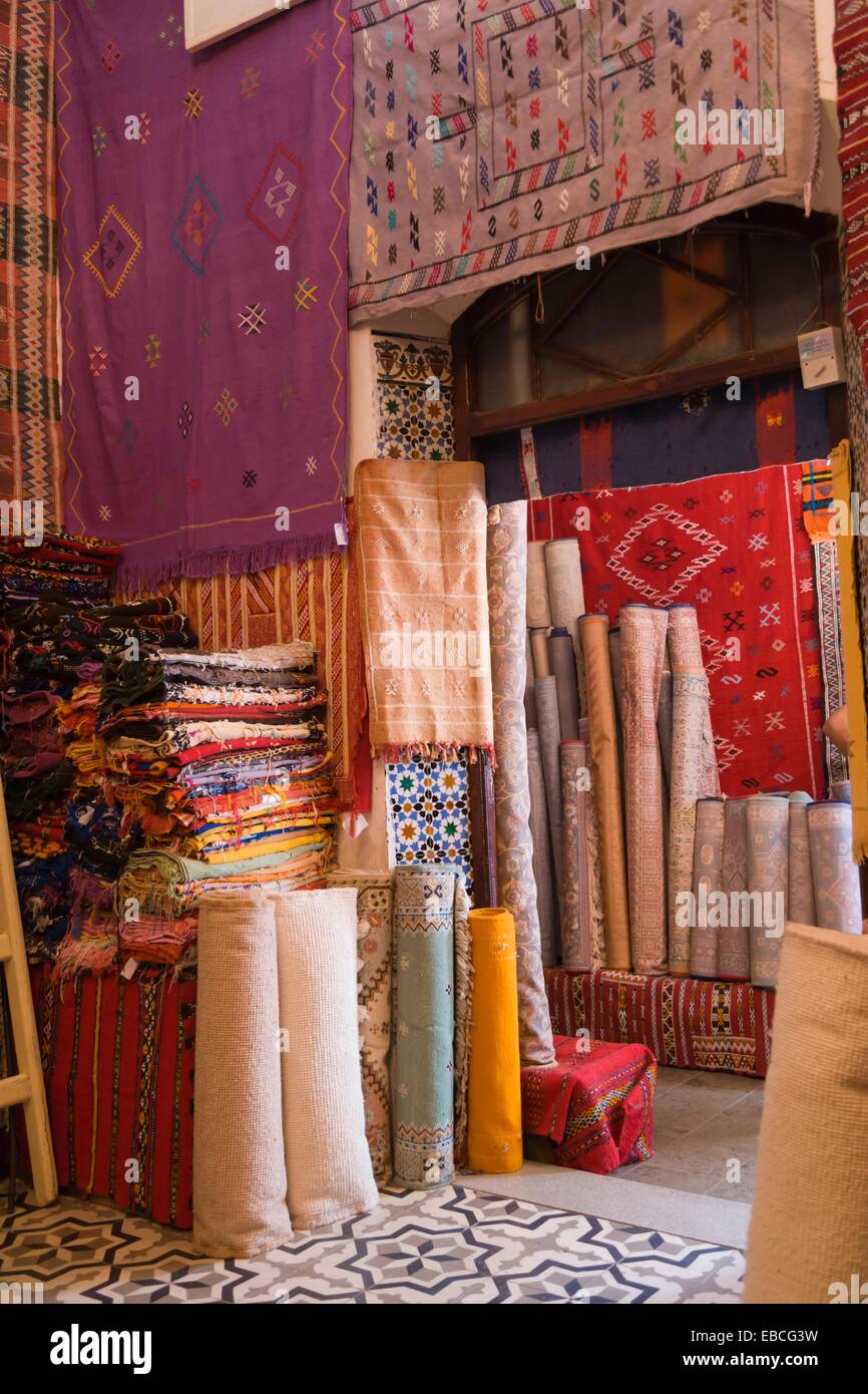Boutique Tapis Medina vieille ville Tétouan Tétouan Maroc Photo Stock -  Alamy