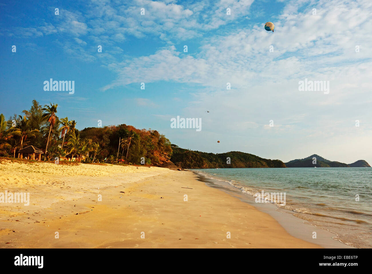 Pantai Cenang, Pulau Langkawi, l'île de Langkawi, Malaisie Archipel Banque D'Images