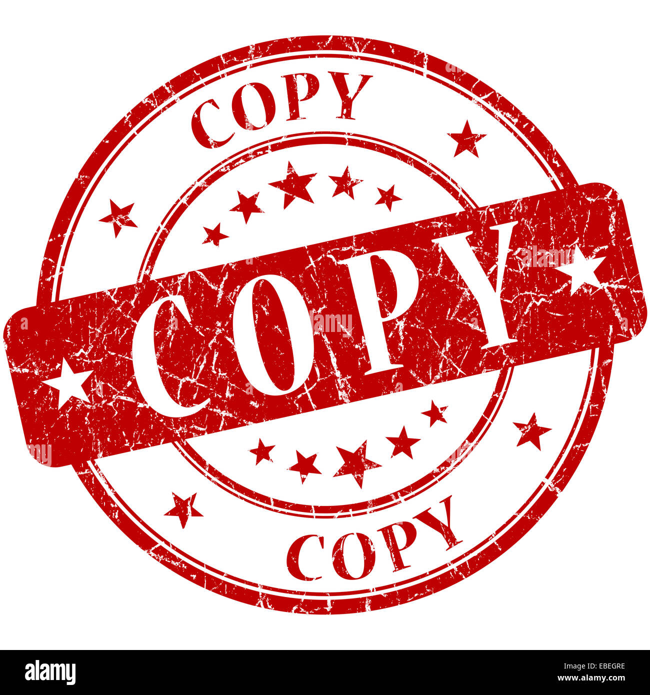 Copiez le cachet rouge Banque D'Images