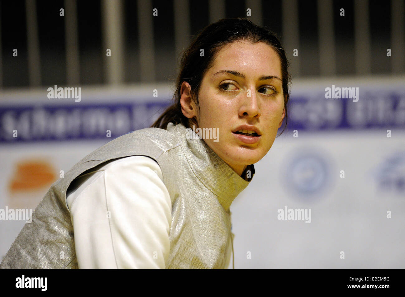 Turin, Italie. 29 Nov, 2014. Inalpi World Grand Prix de l'aluminium. Womens finales. Un portrait de Martina Batini provenant de l'Italie, en ce moment numéro 3 dans le classement mondial. Credit : Action Plus Sport/Alamy Live News Banque D'Images