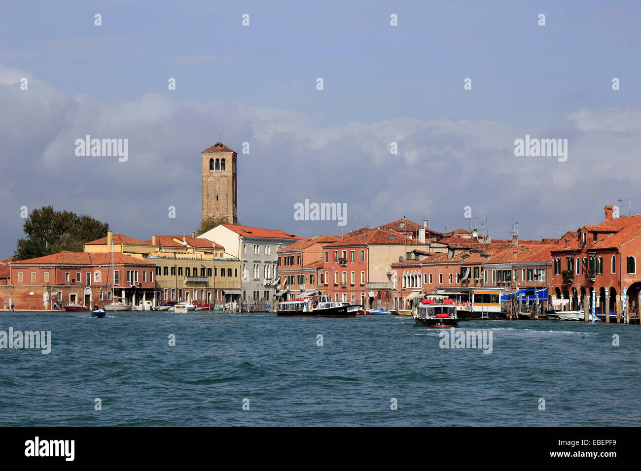 Italie Venise Murano Navagero de la lagune de Venise Banque D'Images