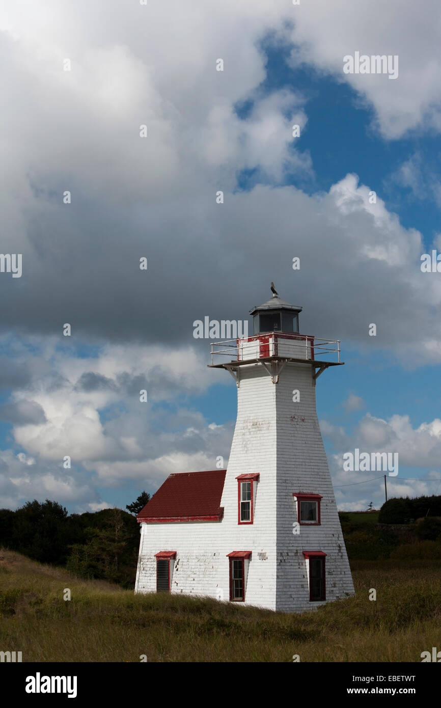 Nouvelle gamme phare arrière Londres, Prince Edward Island, Canada Banque D'Images